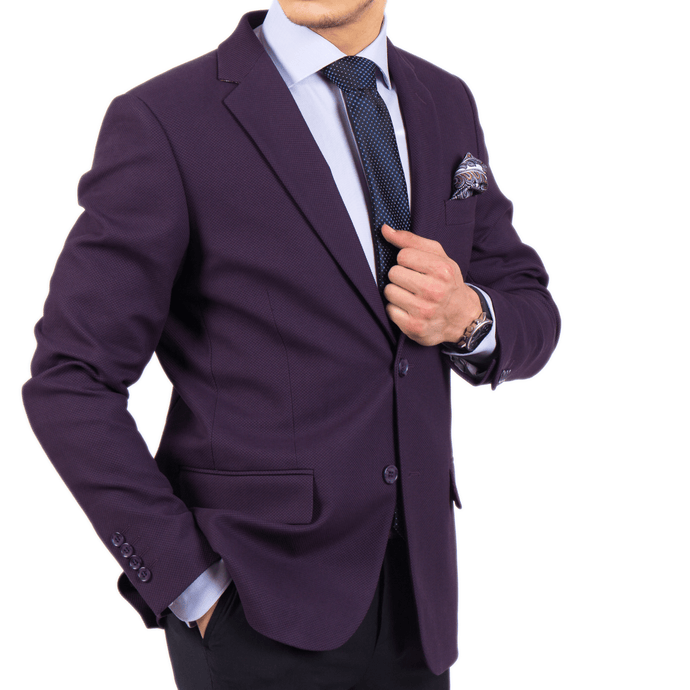 Sacou Confex - Slim-Fit - Mov Pruna