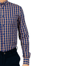 Cămașă Confex - Slim-Fit - Carou Blue Orange