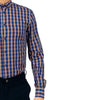 Cămașă Confex - Slim-Fit - Carou Blue Orange