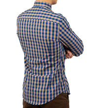 Cămașă Confex - Slim-Fit - Carou Blue Orange