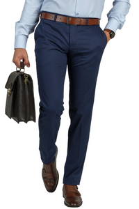 Pantaloni casual bărbați Confex - Bleumarin