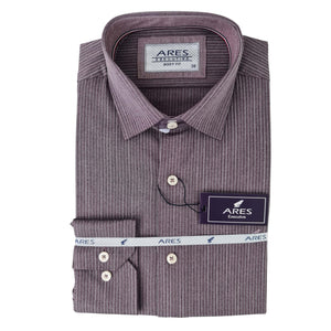 Cămașă Ares - Premium Confort - Mov pal cu dungi albe - Zenman Bucovina 