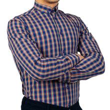 Cămașă Confex - Slim-Fit - Carou Blue Orange