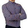 Cămașă Confex - Slim-Fit - Carou Blue Orange
