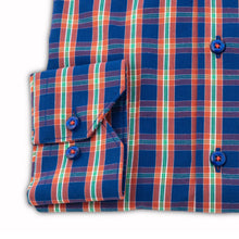Cămașă Confex - Slim-Fit - Carou Blue Orange