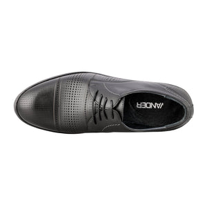 Pantofi barbatesti din piele -  Matei - Negru