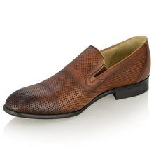 Pantofi barbatesti din piele - Darie - Maro Cognac
