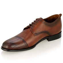 Pantofi barbatesti din piele - Vlaicu - Maro Cognac