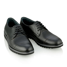 Pantofi barbatesti din piele -  Matei - Negru