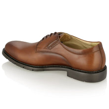 Pantofi barbatesti din piele - Albert - Maro Cognac