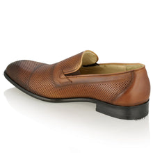 Pantofi barbatesti din piele - Darie - Maro Cognac