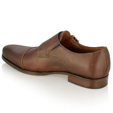 Pantofi barbatesti din piele - Francisc - Maro Vintage Inchis