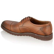 Pantofi barbatesti din piele -  Matei - Maro Cognac