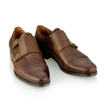 Pantofi barbatesti din piele - Francisc - Maro Vintage Inchis