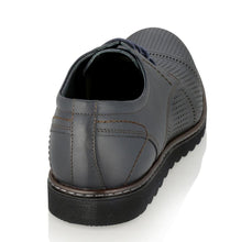 Pantofi barbatesti din piele -  Matei - Bleumarin