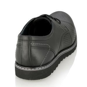 Pantofi barbatesti din piele -  Matei - Negru