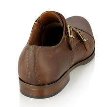 Pantofi barbatesti din piele - Francisc - Maro Vintage Inchis