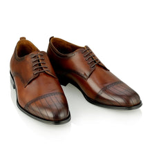 Pantofi barbatesti din piele - Vlaicu - Maro Cognac