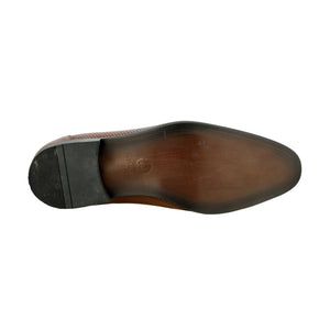 Pantofi barbatesti din piele - Darie - Maro Cognac