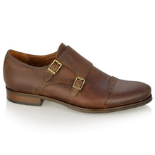 Pantofi barbatesti din piele - Francisc - Maro Vintage Inchis