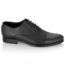 Pantofi barbatesti din piele - Visarion - Negru