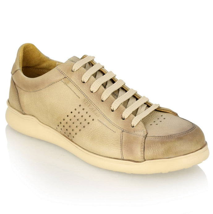 Pantofi barbatesti din piele - Dima - Bej