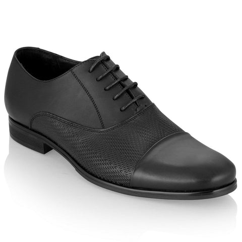 Pantofi barbatesti din piele - Visarion - Negru