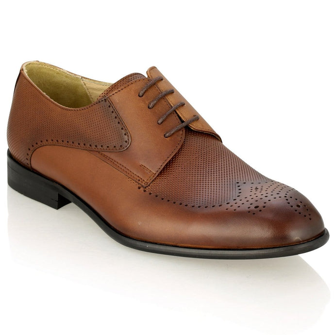 Pantofi barbatesti din piele - Maximilian - Maro Cognac