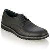 Pantofi barbatesti din piele -  Matei - Negru
