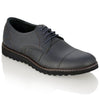 Pantofi barbatesti din piele -  Matei - Bleumarin