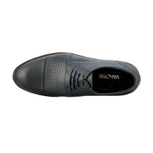 Pantofi barbatesti din piele -  Matei - Bleumarin