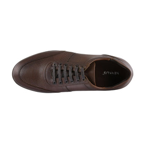 Pantofi barbatesti din piele - Eduard - Maro