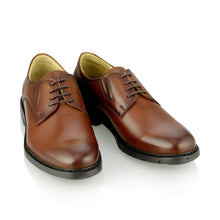Pantofi barbatesti din piele - Albert - Maro Cognac