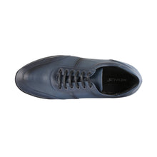 Pantofi barbatesti din piele - Eduard - Albastru