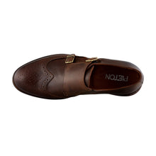 Pantofi barbatesti din piele -  Augustin - Maro Vintage Inchis