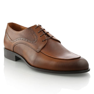 Pantofi barbatesti din piele - Bibescu - Maro Cognac