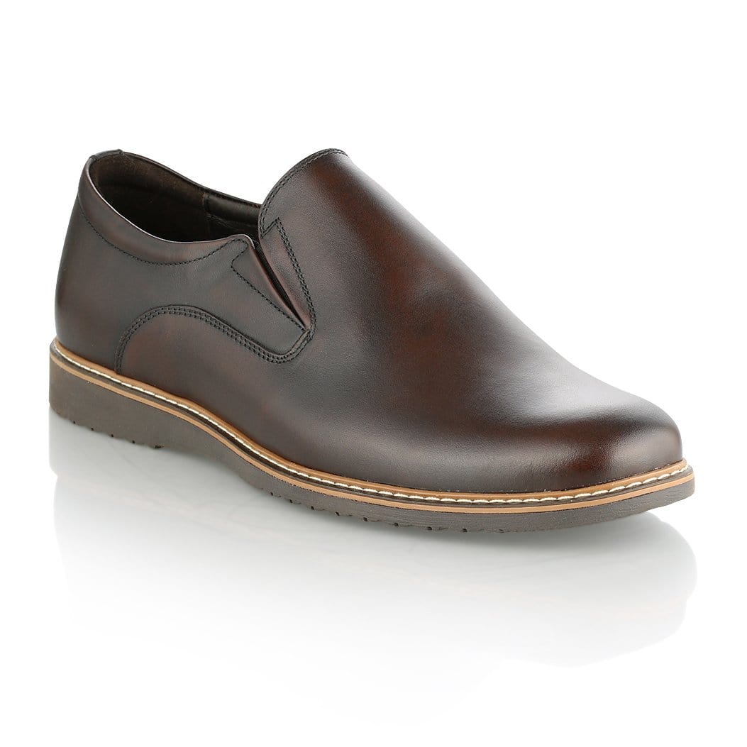 Pantofi barbatesti din piele - Clasic 89 - Maro Ciocolata