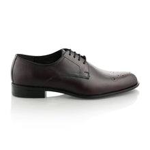 Pantofi barbatesti din piele - Vander Premium - Visiniu