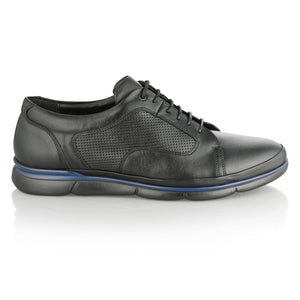 Pantofi barbatesti din piele - UltraConfort II - Negru