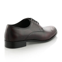 Pantofi barbatesti din piele - Vander Premium - Visiniu