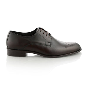 Pantofi barbatesti din piele - Vander Premium - Maro Ciocolată