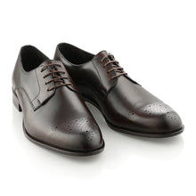Pantofi barbatesti din piele - Vander Premium - Maro Ciocolată