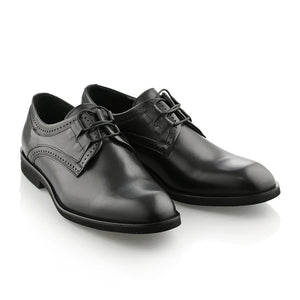 Pantofi barbatesti din piele - Casual Friday - Negru