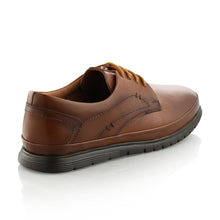 Pantofi barbatesti din piele - Novac - Maro Cognac