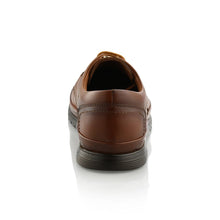 Pantofi barbatesti din piele - Novac - Maro Cognac