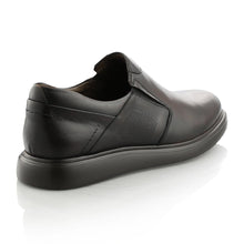 Pantofi barbatesti din piele - Elastic Confort Plus  - Maro Ciocolata