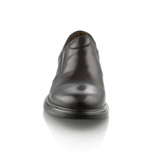 Pantofi barbatesti din piele - Elastic Confort Plus  - Maro Ciocolata