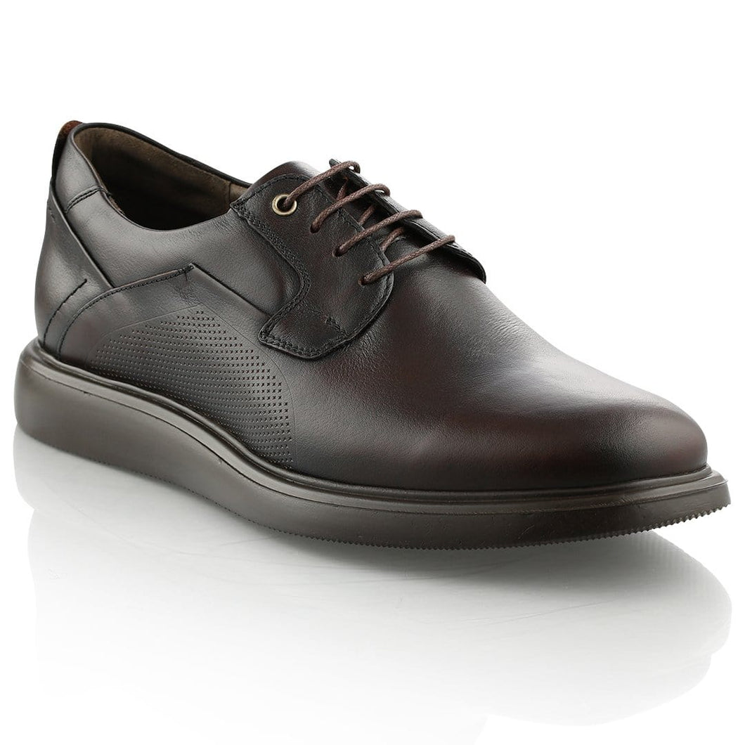 Pantofi barbatesti din piele - Confort Plus - Maro Ciocolata
