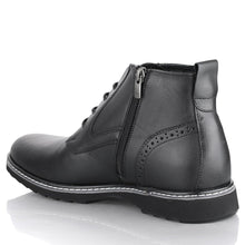 Ghete piele naturală - Winter Sport  - Negru