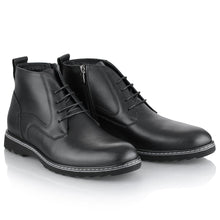 Ghete piele naturală - Winter Sport  - Negru
